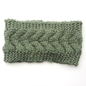 **ZOE* Green Handmade Woven Fashion Headband